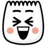 TikTok [excited] emoji - Thrilled face emoji