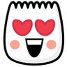 TikTok [loveface] emoji - In love emoji