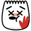 TikTok [slap] emoji - This TikTok emoji shows playful hitting or slapping