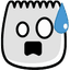 TikTok [stun] emoji - This TikTok emoji shows being stunned or completely shocked