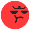 TikTok [sulk] emoji - Pouty sad emoji
