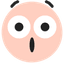 TikTok [surprised] emoji - This TikTok emoji expresses genuine surprise or shock