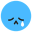TikTok [weep] emoji - This TikTok emoji shows deep, emotional crying