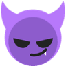 TikTok [wicked] emoji - Mischief smile emoji