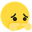 TikTok [wronged] emoji - This TikTok emoji shows feeling wronged or innocent